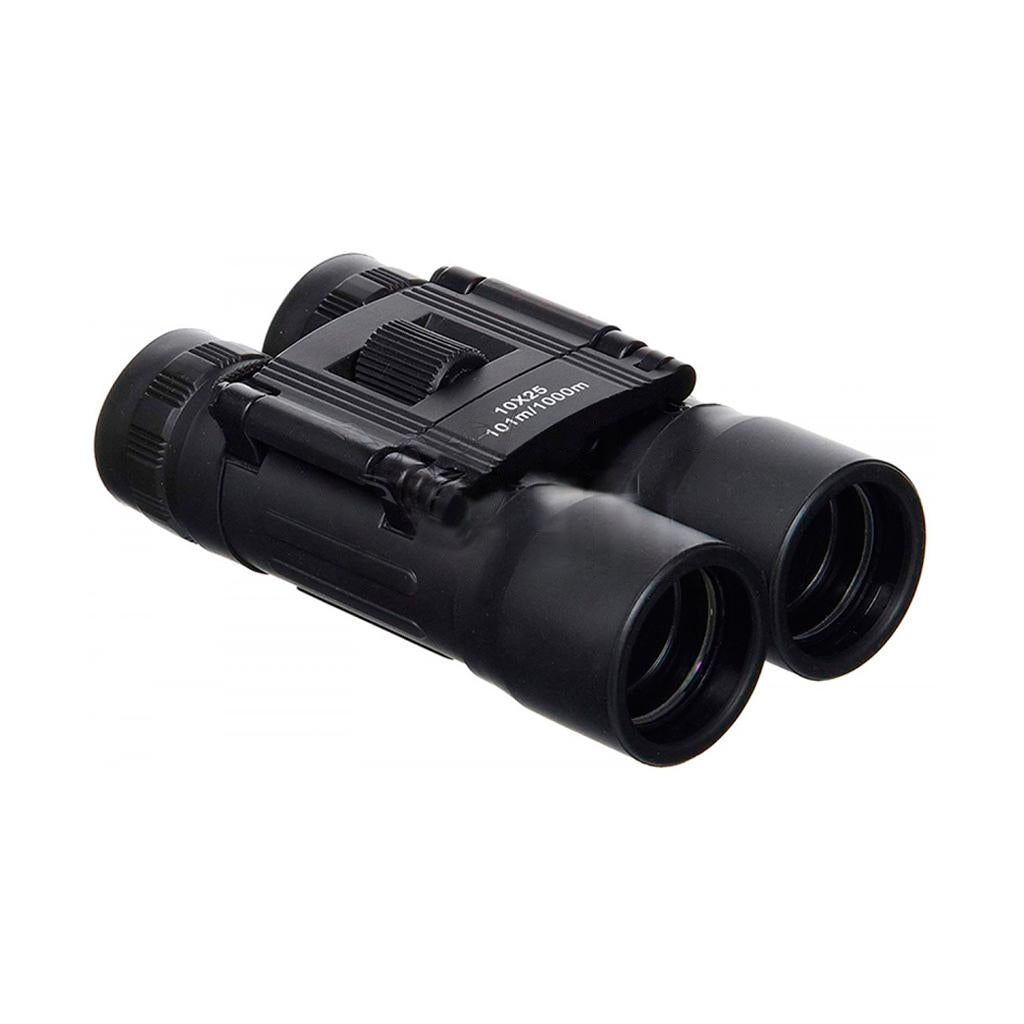 Prismatico Negro 10x25 con funda
