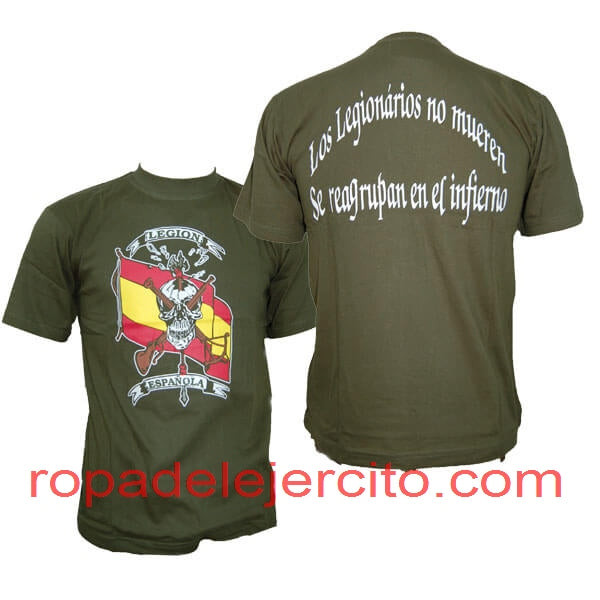Camiseta legion calavera españa 