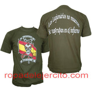 Camiseta legion calavera españa "verde"