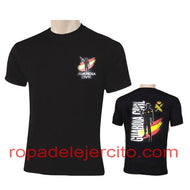Camiseta guardia civil españa silueta negra