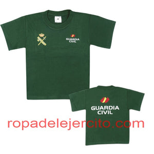 Camiseta guardia civil niño "verde"