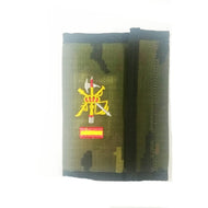 Cartera nylon pixelada boscoso bordada (legion)