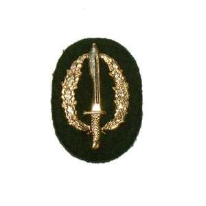 Emblema boina coe c/fieltro verde