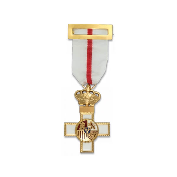 Medalla al merito militar blanco/rojo