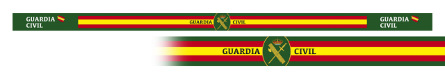 Pulsera Guardia Civil 33 x 1.4 cm