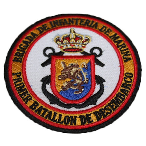 Parche bordado infanteria marina 1 batallon