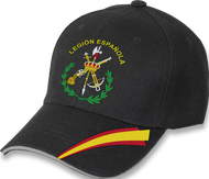 Gorra negra Legion Esp.