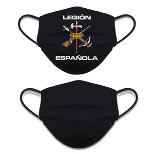Mascarilla reversible Nivel 3 Legion - Negro