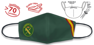 Mascarilla Verde Bandera Guardia Civil
