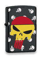 Mechero negro calavera Esp