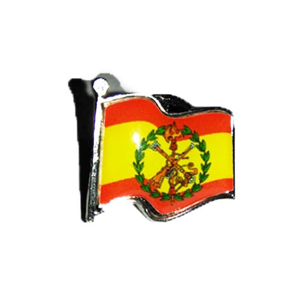 Pin bandera ondulada legion