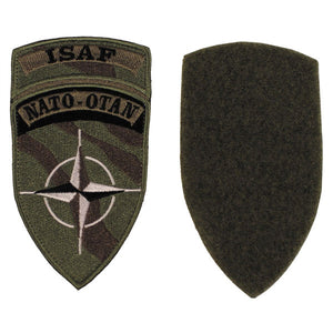 Parche bordado ISAF NATO-OTAN velcro camo