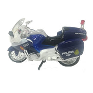 Moto policia nacional azul/blanco