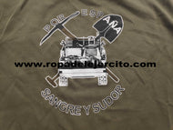 Camiseta verde Sangre y sudor "Talla S/M" "Seminueva"