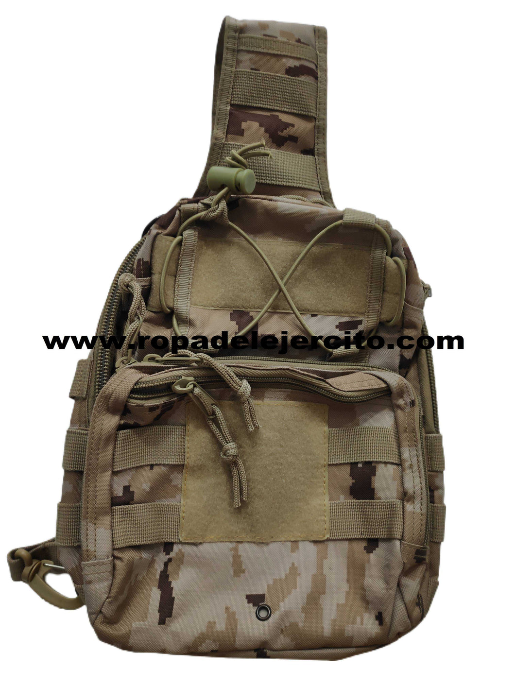 Bolso con arnes de sujecion. SPCB 5 l. arido pixelado