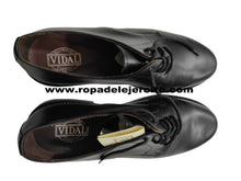 Zapatos negros de piel hechos a mano "Talla 43" "VIDAL (original ET)