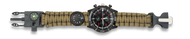 Reloj paracord albainox brujula y magnesio tan