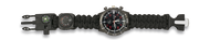 Reloj paracord albainox brujula y magnesio negro