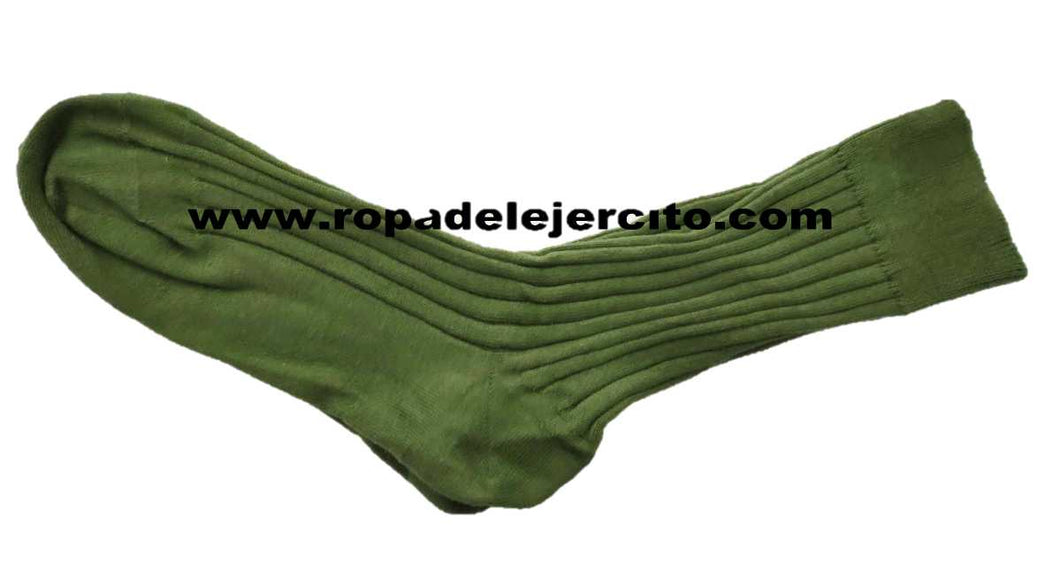 Calcetines de algodon verdes 