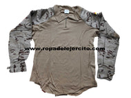 Camisa tactica arida pixelada "Talla XL" "Version sin velcro en pecho" (original ET)