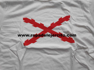 Camiseta Borgoña blanca