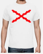 Camiseta Borgoña blanca