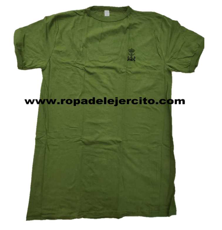 Camiseta verde de Infanteria Marina Talla 56 (original de la Armada)