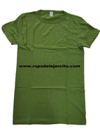 Camiseta verde lisa "Talla S" (original ET)