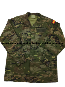 Chaquetilla del uniforme boscoso pixelado "Talla 2L" (original ET)
