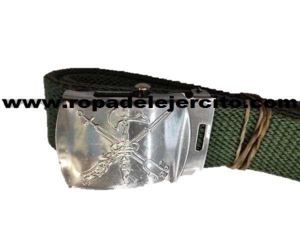 Cinturon de la legion con hebilla plateada (original ET)