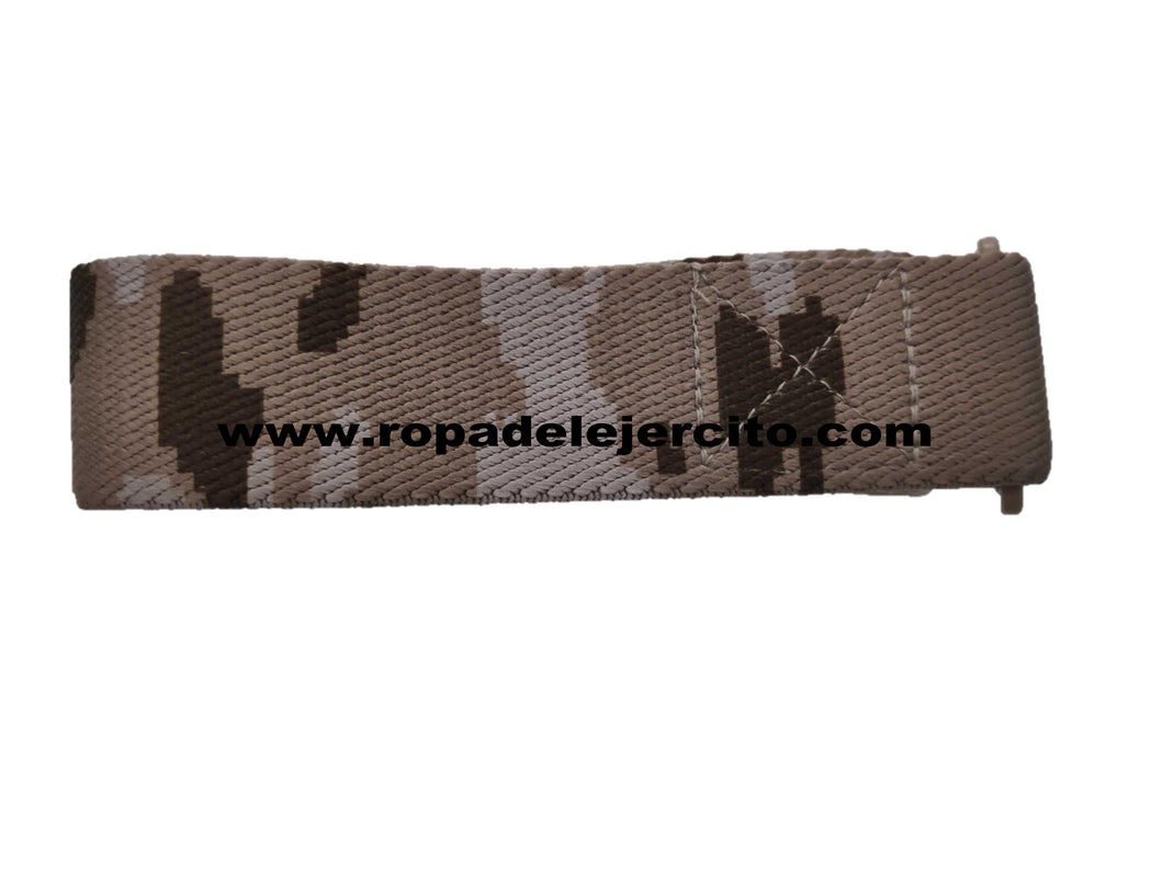 Cinturon arido pixelado de velcro 