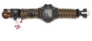 Reloj Dig. Paracord Barbaric + accesorios tan