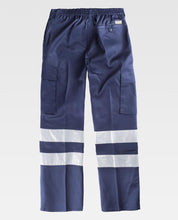 Pantalon de trabajo con cintas reflectantes "Tallas M, 38, 40"