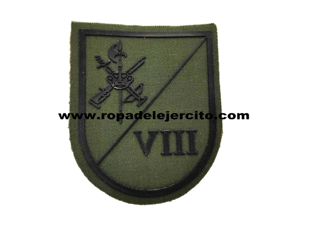 Parche legion VIII verde bandera Colon c/velcro