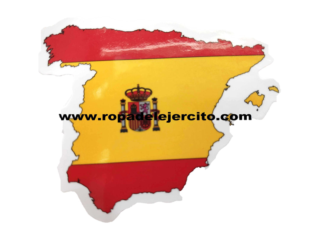 Pegatina España con escudo