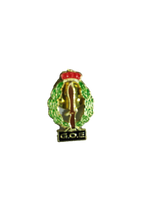 Pin GOE COE verde/dorado